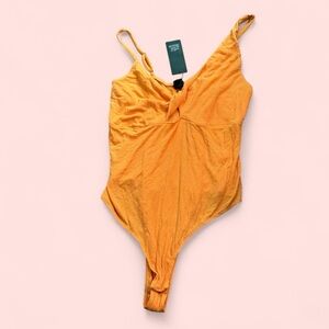 Wild Fable Orange Chemise Sleek Stretchy Design